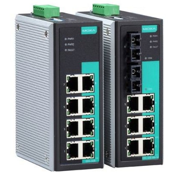 Der EDS-308 von Moxa ist ein industrieller Netzwerk Switch.