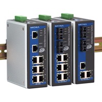 Der EDS-408A von Moxa ist ein industrieller Netzwerk Switch mit 8 Ports.