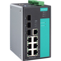 EDS-510A-3SFP industrieller Ethernet Switch mit 7x RJ45 und 3x SFP Anschlüssen von Moxa