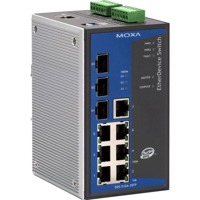 Der EDS-510A-3FSP von Moxa ist ein industrieller Netzwerk Switch mit 10 Ports.