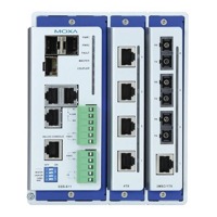 Der EDS-611 von Moxa ist ein modularer, industrieller Netzwerk Switch mit 8+3G Ports.