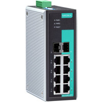 EDS-G308-2SFP unverwalteter Gigabit Ethernet Switch mit 6x RJ45 und 2x RJ45/SFP Combo Ports von Moxa 