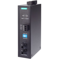ICF-1170I Serie Moxa Medienkonverter seitlich