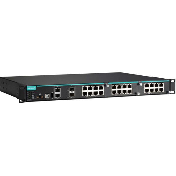 IKS-6726A Serie 26-Port Managed Ethernet Switch mit modularem Design von Moxa