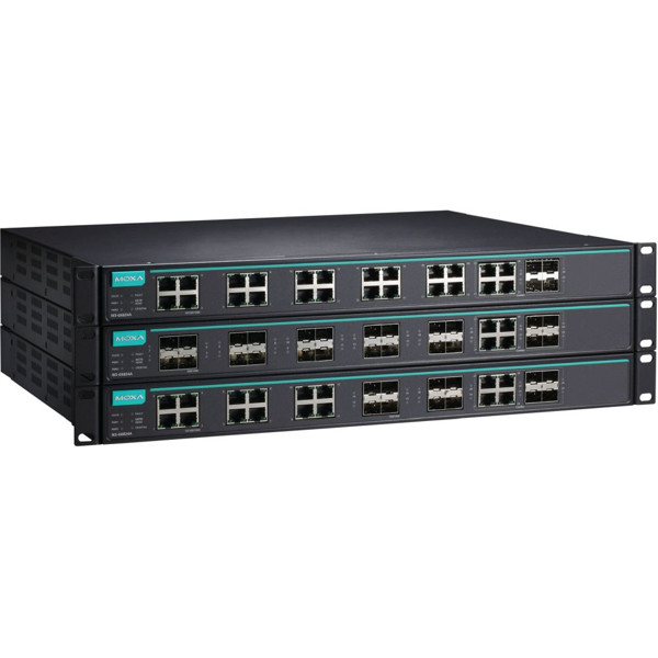 IKS-G6824A Layer 3 Managed 24-Port Gigabit Switch von Moxa Varianten