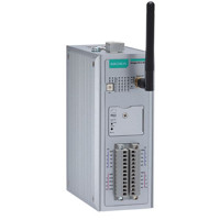 ioLogik 2512-WL1 Smart WiFi Remote I/O System von Moxa mit 8 DIs und 8 DIOs.