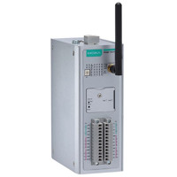 Smartes WiFi Remote I/O System von Moxa mit 4 analogen Eingängen und 12 digitalen I/Os.