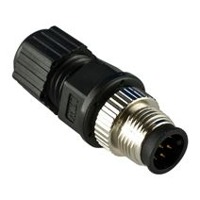 Der M12A-8PMM-IP68 von Moxa ist ein 8-Pin Gigabit-Ethernet Schraubanschluss.