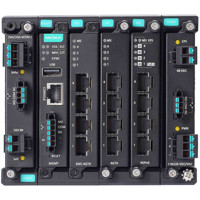 MDS-G4012 Modulare 12-Port Layer 2 Managed Gigabit Ethernet Switches von Moxa Front