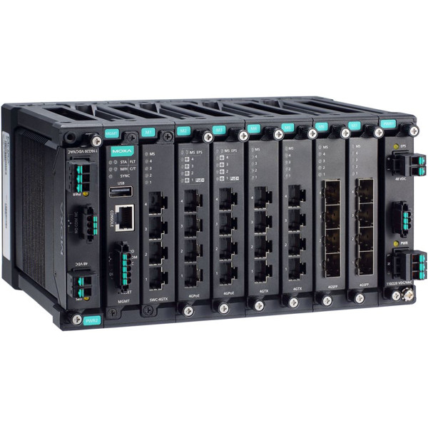 MDS-G4028 modularer 28-Port Managed Layer 2 Gigabit Ethernet Switch von Moxa