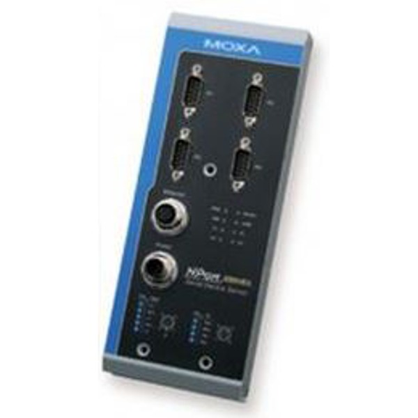 Der NPort-5450AI-M12 von Moxa ist ein Serial Device Server.