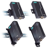 Montagearten des sicheren NPort 6150-G2 RS-232/422/485 Terminalserver von Moxa