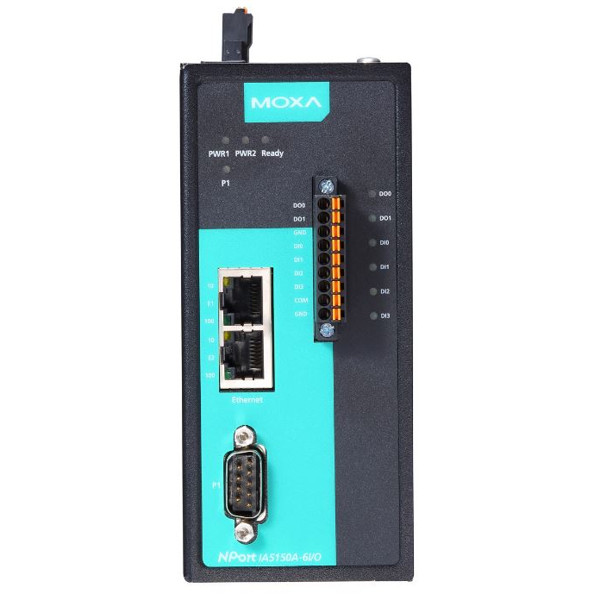 NPort IA5150A-6I/O 1 Port RS-232/422/485 Geräteserver mit 6 digitalen Ein-/Ausgängen von Moxa