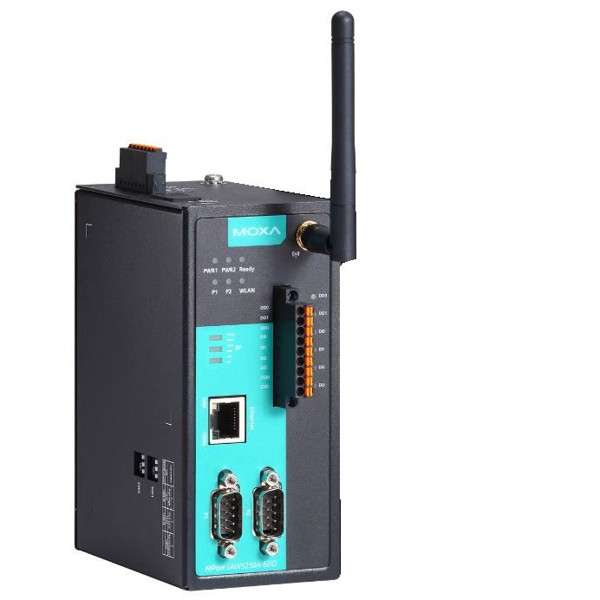 NPort IAW5250A-6I/O 2 Port WLAN Geräteserver mit 6 Ein-/Ausgängen von Moxa