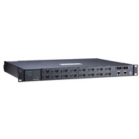 NPort S9650I-16F-2HV-SSC/MSC-T 16 Port Geräteserver mit eingebautem Managed Ethernet Switch von Moxa