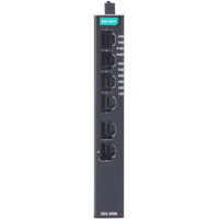 Vorderseite des SDS-3006 Managed 6-Port Smart Ethernet Switch mit 6x RJ45 Ports von Moxa