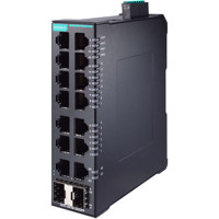 SDS-3016-2GSFP 16-Port Netzwerk Switch mit 14x Fast Ethernet RJ45 und 2x Gigabit SFP Ports von Moxa Side