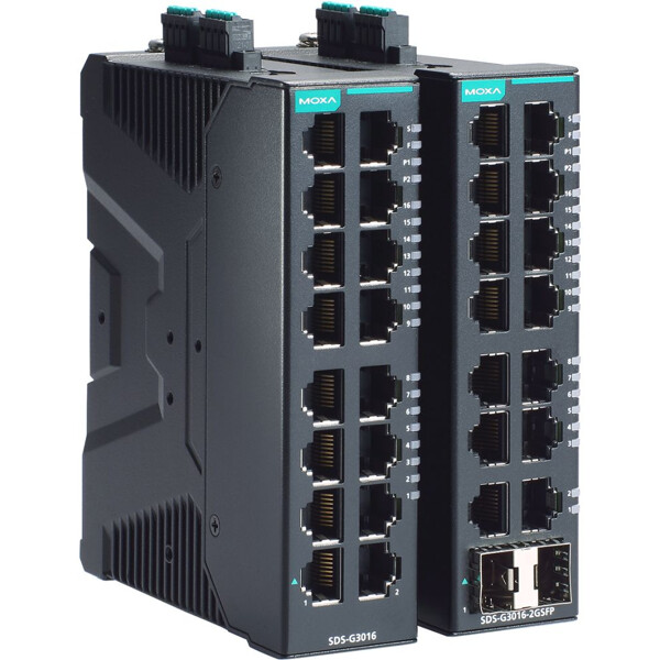 SDS-G3016 Serie Moxa Managed 16-Port Gigabit Switches