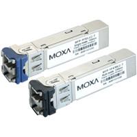 SFP-1FE Serie Fast Ethernet SFP Module mit Single- oder Multi-Mode LC Anschlüssen von Moxa