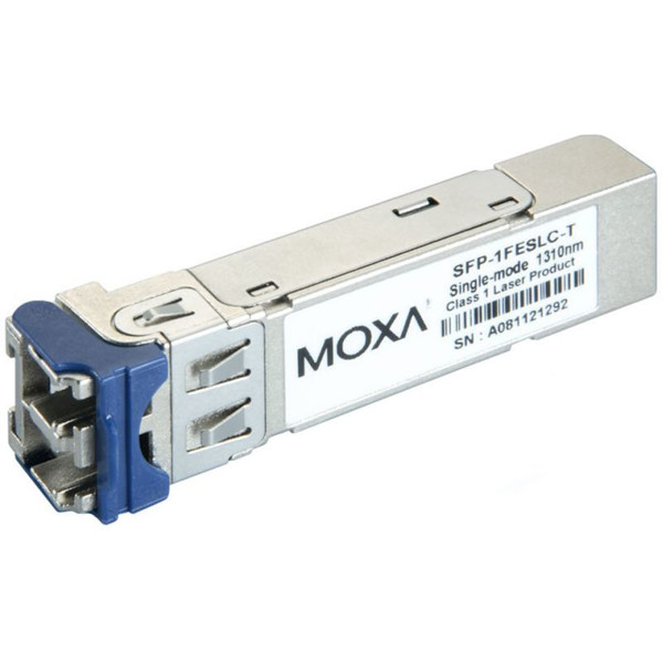 SFP-1FESLC-T Hot-Pluggable Fast Ethernet Single-Mode LC SFP Modul von Moxa