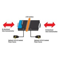 Der TCC-82 von Moxa ist ein Serieller 4-Kanal Isolator.