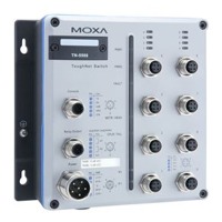 Der TN-5508 von Moxa ist ein industrieller Netzwerk Switch mit EN-50155 Zertifizierung.