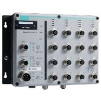 Der TN-5518A-8PoE von Moxa ist ein industrieller Netzwerk Switch mit EN-50155 Zertifizierung.