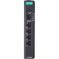 TSN-G5004 Managed Gigabit Ethernet Switch mit 4x RJ45 Ports von Moxa von vorne