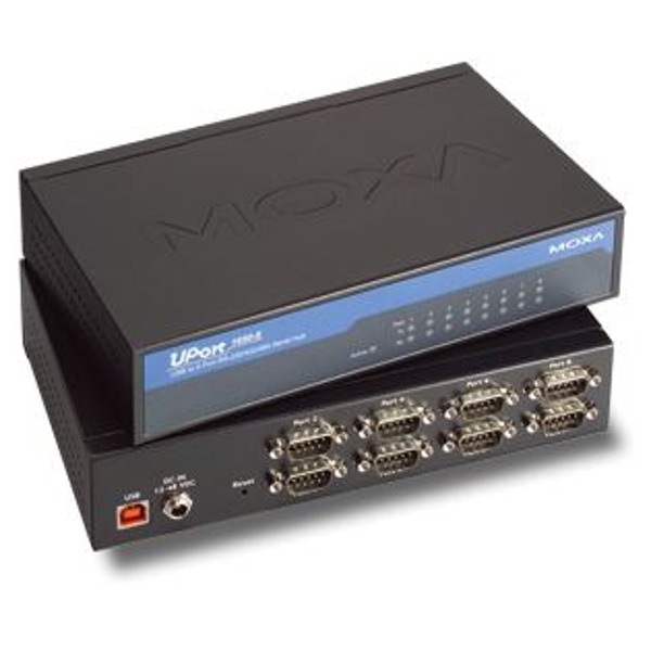 Der UPort 1650-8 von Moxa ist ein USB zu Seriell Konverter mit 8 Ports.