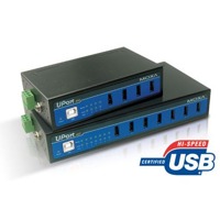 Die UPort 400 Serie von Moxa sind USB-Hubs mit 4/7 Ports.