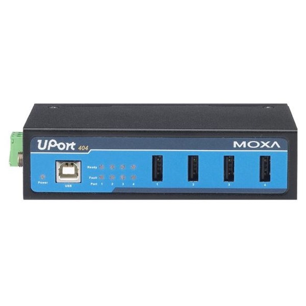 Der UPort 404 von Moxa ist ein 4-Port USB-Hub.