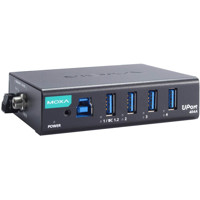 UPort 404A industrieller USB 3.2 Hub mit 4x USB Typ A Ports von Moxa