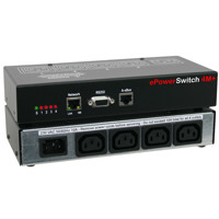 ePowerSwitch 4M+ PDU von Neol mit xBus, integriertem Webserver und RS-232.