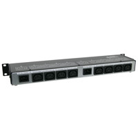 Rückseite mit IEC C13 und C19 Ports des ePowerSwitch 8M+ von Neol mit Webserver und xBus.