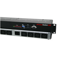 Detailansicht der ePowerSwitch 8XS Erweiterungseinheit mit 8 C13 Ports von Neol.