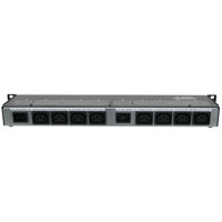 Rückseite mit IEC C13 Ports der ePowerSwitch 8XS Erweiterungseinheit von Neol.