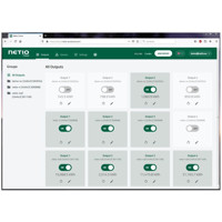 NETIO Cloud Online Portal für die Fernsteuerung von mehreren Geräten von NETIO Demo