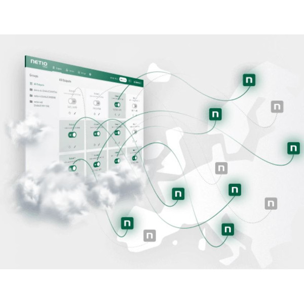 NETIO Cloud Online Portal für die Fernsteuerung von mehreren Geräten von NETIO