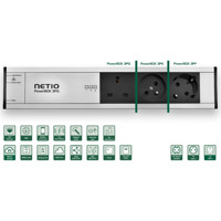 PowerBOX 3Px industrielle Steckdosenleisten mit 3x Ausgängen und LAN Konnektivität von Netio