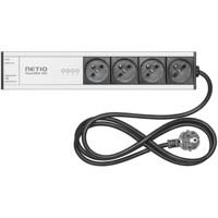 PowerBOX 4KE smarte LAN Steckdosenleiste mit 4x Typ E Stromausgängen von NETIO