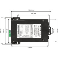 PowerCable 2KZ schalt- und messbare PDU mit LAN und Wi-Fi Konnektivität von NETIO  Größe