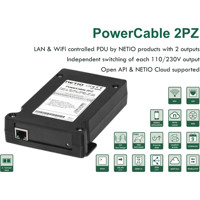 PowerCable 2PZ schaltbare Power Distribution Unit mit 2x Stromausgängen von NETIO mit Beschreibung