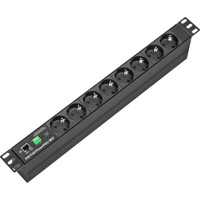 PowerPDU 8KF Schuko Steckdosenleiste mit 8x schaltbaren Lastausgängen von Netio PowerPDU 8KF Netio Schuko Steckdosenleiste mit 8x schaltbaren Lastausgängen