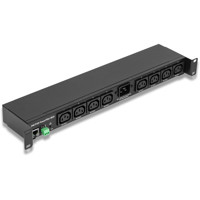 powerPowerPDU 8KS schaltbar Power Distribution Unit mit 8x C13 Stromausgängen von NETIO seitlich