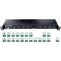 PowerPDU 8QS schalbare Power Distribution Unit mit 8x IEC-320 C13 Ausgängen von NETIO