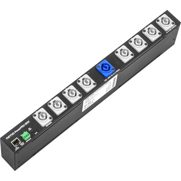 PowerPDU 8QV NETIO IP Steckdosenleiste mit 8x powerCON Ausg&auml;ngen