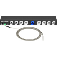 PowerPDU 8QV NETIO IP Steckdosenleiste mit 8x powerCON Ausg&auml;ngen mit einem T1 Temperatursensor