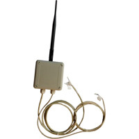 Monit'O LoRaWAN Sensor für die Batterieüberwachung von WATTECO mit Antenne