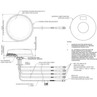 LGM4-24-72-5RPSP kompakte Rundstrahlantennen für 4G/5G und Wi-Fi 6e/7 von Panorama Antennas Zeichnung