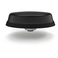 LGM4X-24-72-5RSST kompakte Rundstrahlantennen für 4G/5G und Wi-Fi 6e/7 von Panorama Antennas mit schwarzem Gehäuse